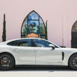 Miami based fashionista, Danié Gomez-Ortigoza @journeyofabraid to enjoy a ride in the stunning Porsche Panamera Sport Turismo GTS from THE COLLECTION Porsche